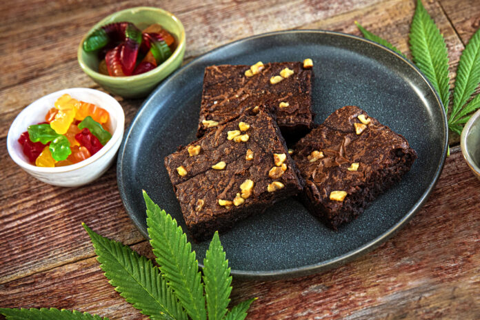 Cannabis joints and brownies for Medicinal Use