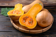 Shells with Italian butternut squash sauce