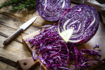 red cabbage slaw