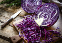 red cabbage slaw