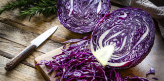 red cabbage slaw